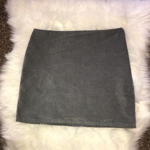 Abercrombie & Fitch suede mini skirt